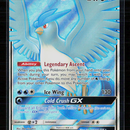 Pokemon 2018 Celestial Storm Articuno GX FA #154/168