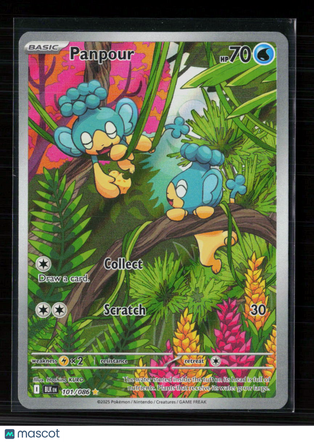 Pokemon 2025 Scarlet & Violet Black Bolt Panpour #101/86