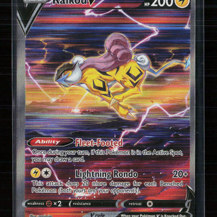 Pokemon 2023 Crown Zenith Raikou V FA SAR #GG41/GG70