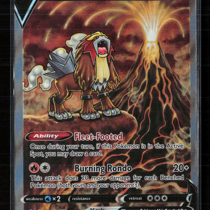 Pokemon 2023 Crown Zenith Entei V SAR #GG36/GG70