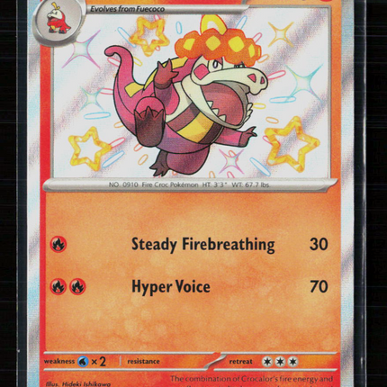 Pokemon 2024 Paldean Fates Crocalor #SVP EN 080