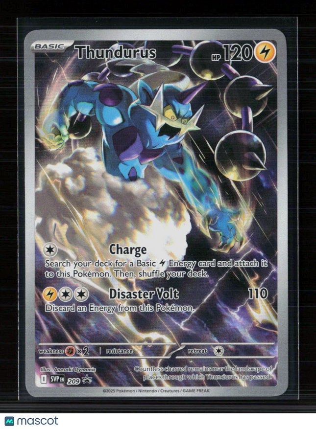 Pokemon 2025 Scarlet & Violet Black Bolt Thundurus #SVP EN 209