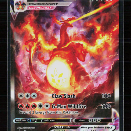 Pokemon 2022 Sword & Shield Charizard VMAX #SWSH261