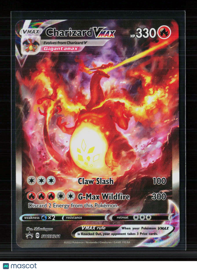 Pokemon 2022 Sword & Shield Charizard VMAX #SWSH261