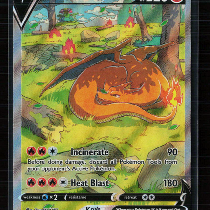 Pokemon 2022 Sword & Shield Charizard V FA #SWSH260