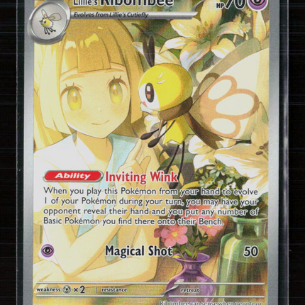 Pokemon 2025 Journey Together Lillie's Ribombee #164/159