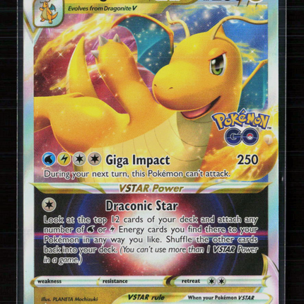 Pokemon 2022 GO Dragonite VSTAR #SWSH236