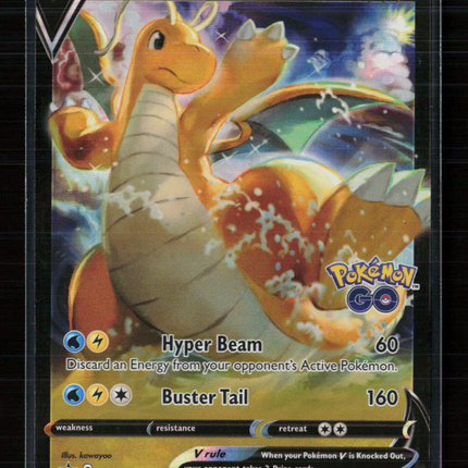 Pokemon 2022 GO Dragonite V FA #SWSH235