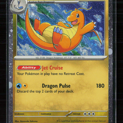 Pokemon 2023 Scarlet & Violet 151 Dragonite #149/165