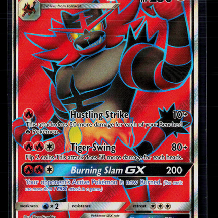 Pokemon 2017 Sun & Moon Incineroar GX FA #SM38