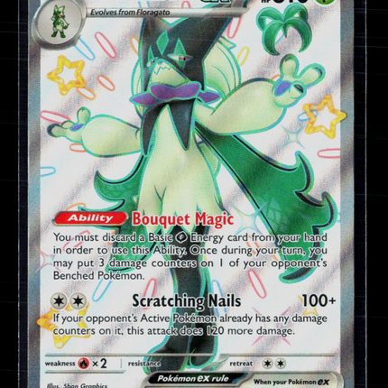 Pokemon 2024 Paldean Fates Meowscarada EX SSR #SVP EN 078