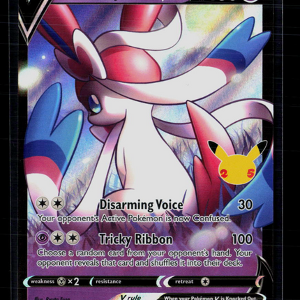 Pokemon 2021 Celebrations Dark Sylveon V FA #SWSH134