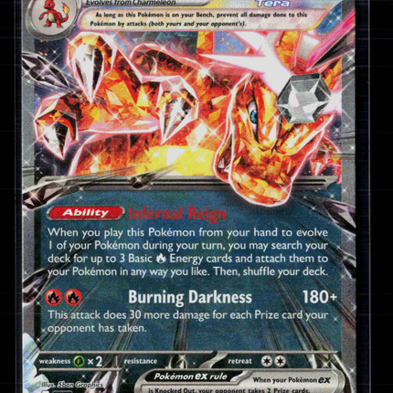 Pokemon 2025 Scarlet & Violet Promo Charizard EX #SVP EN 196