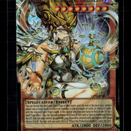 Yu-Gi-Oh! Phara the Primordial Goddess Chaos Origins UR CORI-EN022 1st Edition