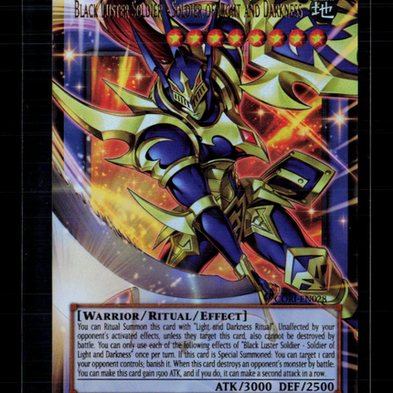 Yu-Gi-Oh! Black Luster Soldier Overframe Chaos Origins UR CORI-EN028