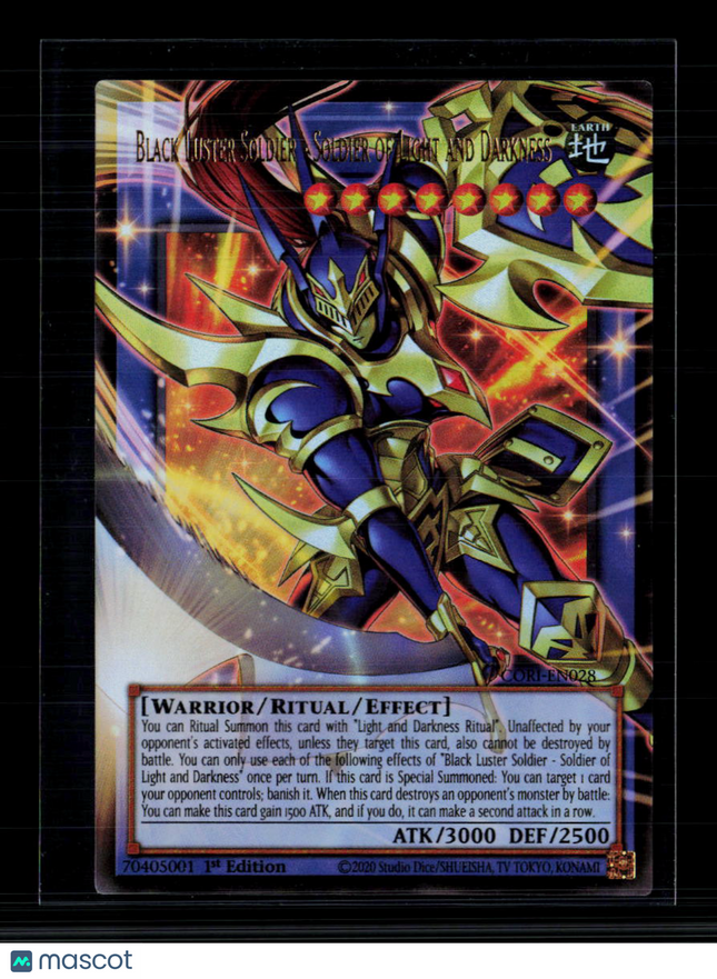 Yu-Gi-Oh! Black Luster Soldier Overframe Chaos Origins UR CORI-EN028