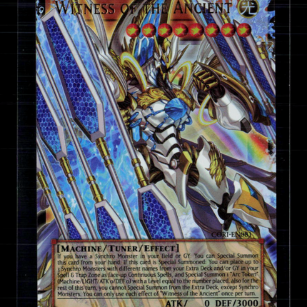 Yu-Gi-Oh! Witness of the Ancient (Secret Rare) Chaos Origins SR• CORI-EN081