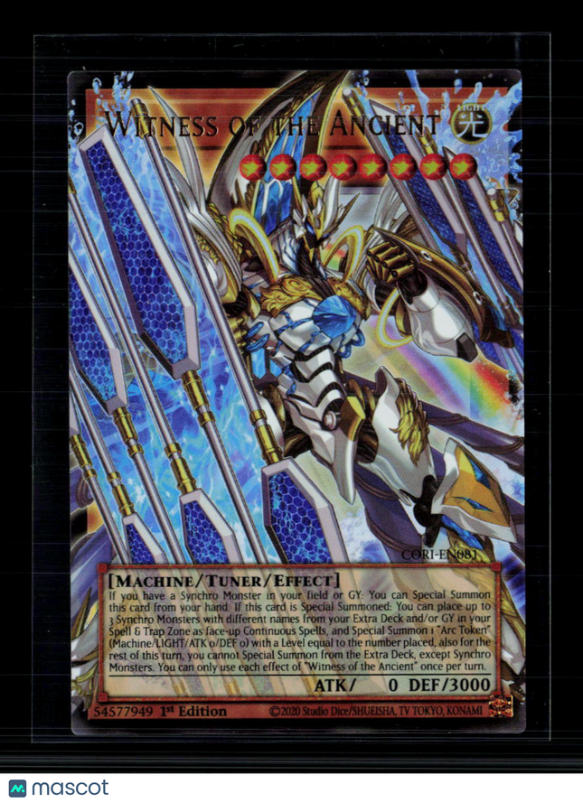 Yu-Gi-Oh! Witness of the Ancient (Secret Rare) Chaos Origins SR• CORI-EN081