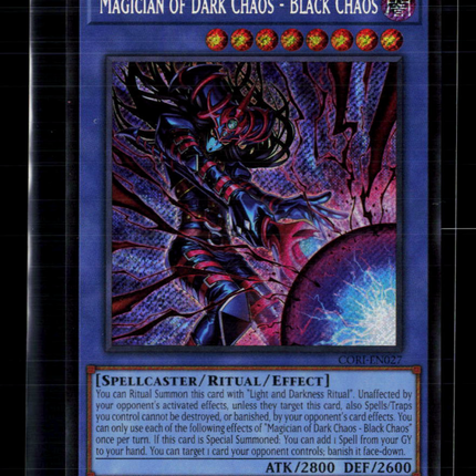 Yu-Gi-Oh! Magician of Dark Chaos - Black Chaos Chaos Origins SR CORI-EN027