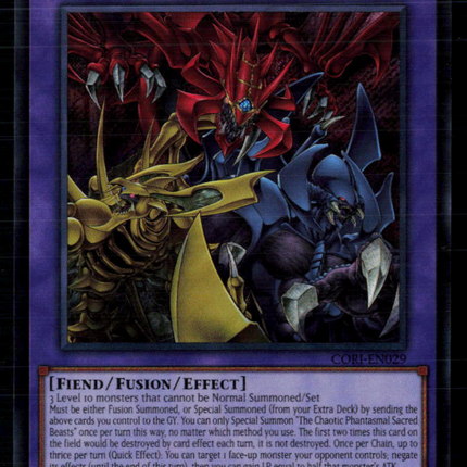 Yu-Gi-Oh! The Chaotic Phantasmal Sacred Beasts Chaos Origins SR CORI-EN029