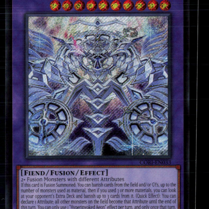 Yu-Gi-Oh! Hyperinvoked Aeon Chaos Origins Secret Rare • CORI-EN033 1st Edition