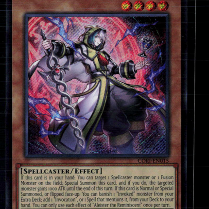Yu-Gi-Oh! Aleister the Reminiscent Chaos Origins SR CORI-EN015 1st Edition