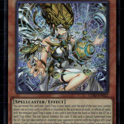 Yu-Gi-Oh! Phara the Primordial Goddess Chaos Origins SR CORI-EN022 1st Edition