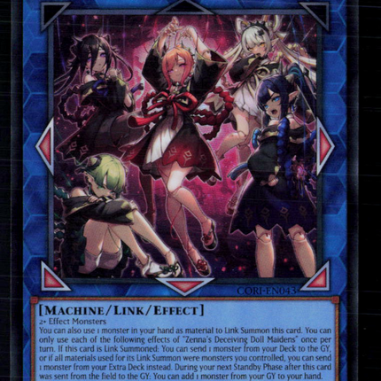 Yu-Gi-Oh! Zenna's Deceiving Doll Maidens Chaos Origins UR CORI-EN043 1st Edition