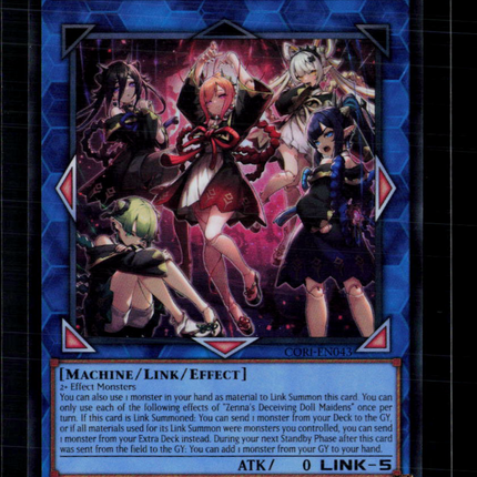 Yu-Gi-Oh! Zenna's Deceiving Doll Maidens Chaos Origins UR CORI-EN043 1st Edition