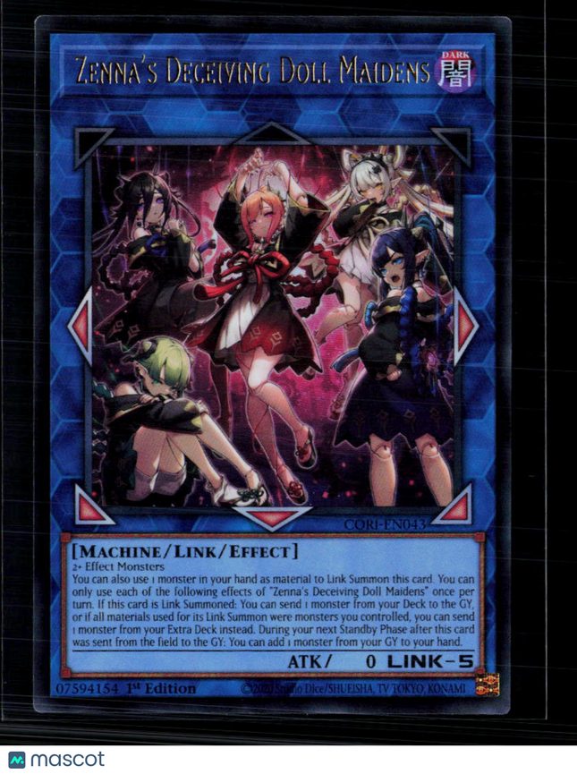 Yu-Gi-Oh! Zenna's Deceiving Doll Maidens Chaos Origins UR CORI-EN043 1st Edition