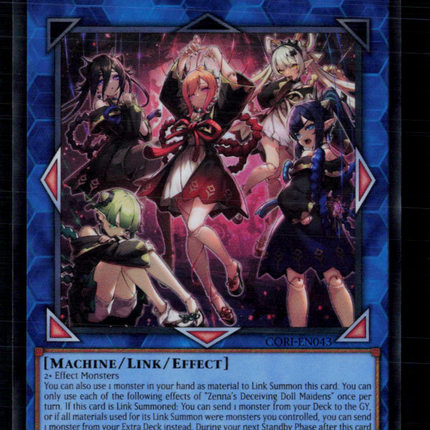 Yu-Gi-Oh! Zenna's Deceiving Doll Maidens Chaos Origins UR CORI-EN043 1st Edition