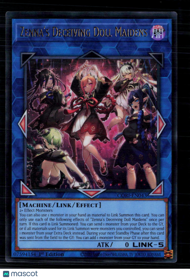 Yu-Gi-Oh! Zenna's Deceiving Doll Maidens Chaos Origins UR CORI-EN043 1st Edition