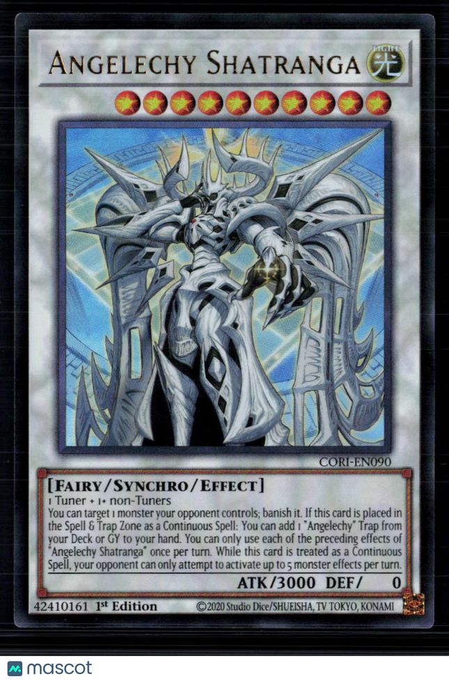 Yu-Gi-Oh! Angelechy Shatranga Chaos Origins Ultra Rare • CORI-EN090 1st Edition