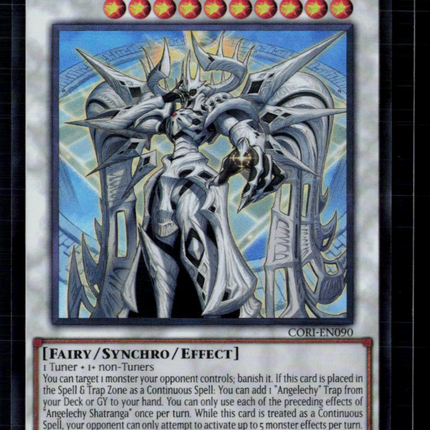 Yu-Gi-Oh! Angelechy Shatranga Chaos Origins Ultra Rare • CORI-EN090 1st Edition