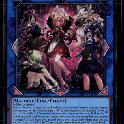 Yu-Gi-Oh! Zenna's Deceiving Doll Maidens Chaos Origins UR CORI-EN043 1st Edition