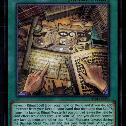 Yu-Gi-Oh! Ragged Records of Rites Chaos Origins SR CORI-EN062 1st Edition