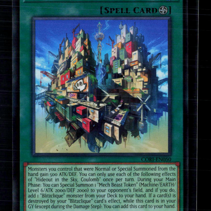 Yu-Gi-Oh! Hideout in the Sky, Coulomb Chaos Origins UR CORI-EN050 1st Edition