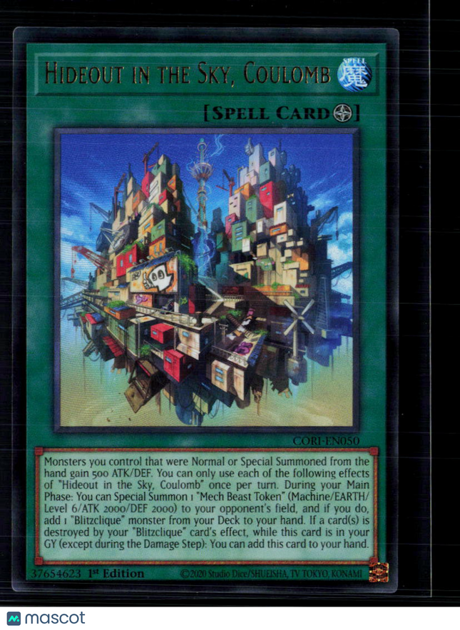 Yu-Gi-Oh! Hideout in the Sky, Coulomb Chaos Origins UR CORI-EN050 1st Edition