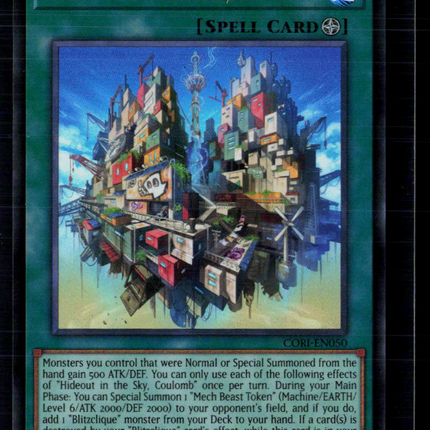 Yu-Gi-Oh! Hideout in the Sky, Coulomb Chaos Origins UR CORI-EN050 1st Edition
