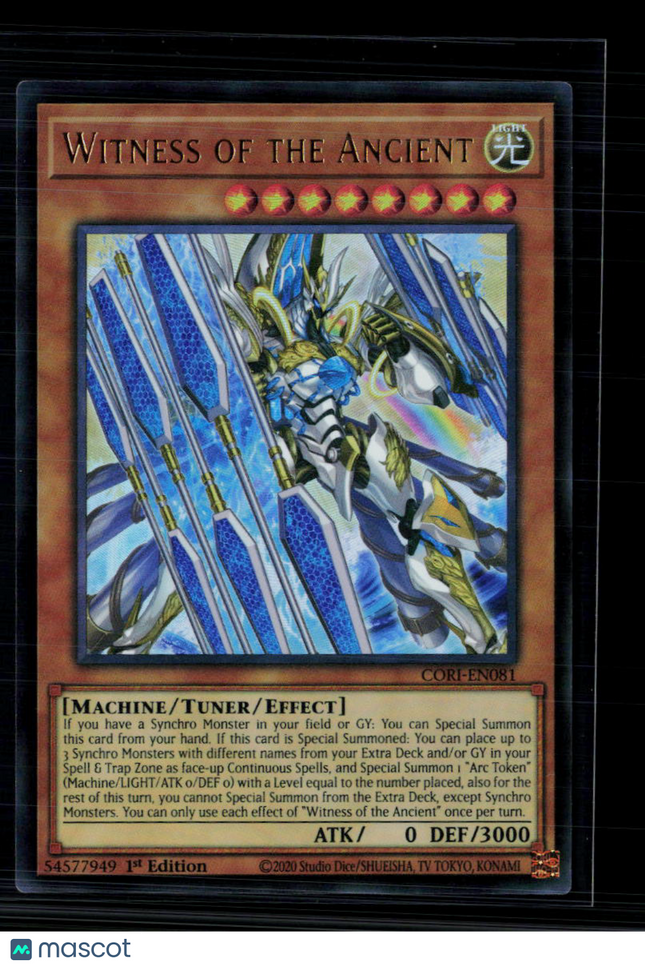 Yu-Gi-Oh! Witness of the Ancient Chaos Origins UR CORI-EN081 1st Edition