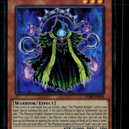 Yu-Gi-Oh! The Phantom Knights of Decayed Cloak Chaos Origins UR CORI-EN018