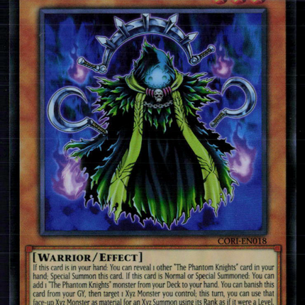 Yu-Gi-Oh! The Phantom Knights of Decayed Cloak Chaos Origins UR CORI-EN018
