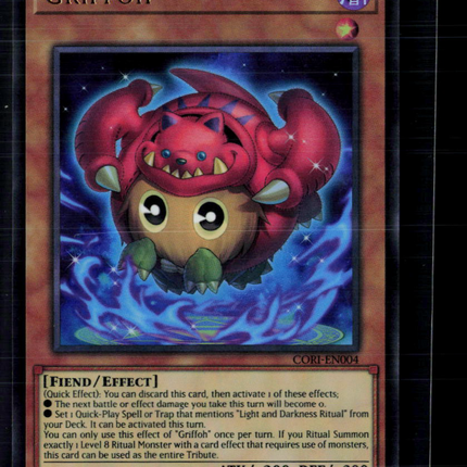 Yu-Gi-Oh! Griffoh Chaos Origins Ultra Rare • CORI-EN004 1st Edition
