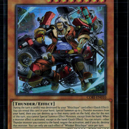 Yu-Gi-Oh! Whisker Blitzclique Chaos Origins Ultra Rare • CORI-EN010 1st Edition