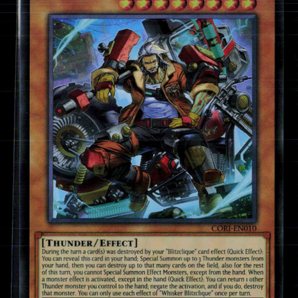 Yu-Gi-Oh! Whisker Blitzclique Chaos Origins Ultra Rare • CORI-EN010 1st Edition