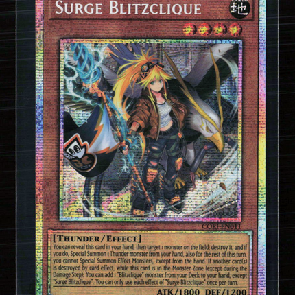 Yu-Gi-Oh! Surge Blitzclique Chaos Origins Starlight Rare CORI-EN011 1st Edition