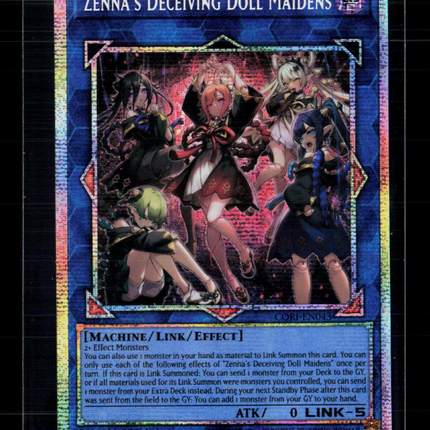 Yu-Gi-Oh! Zenna's Deceiving Doll Maidens Chaos Origins Starlight Rare CORI-EN043