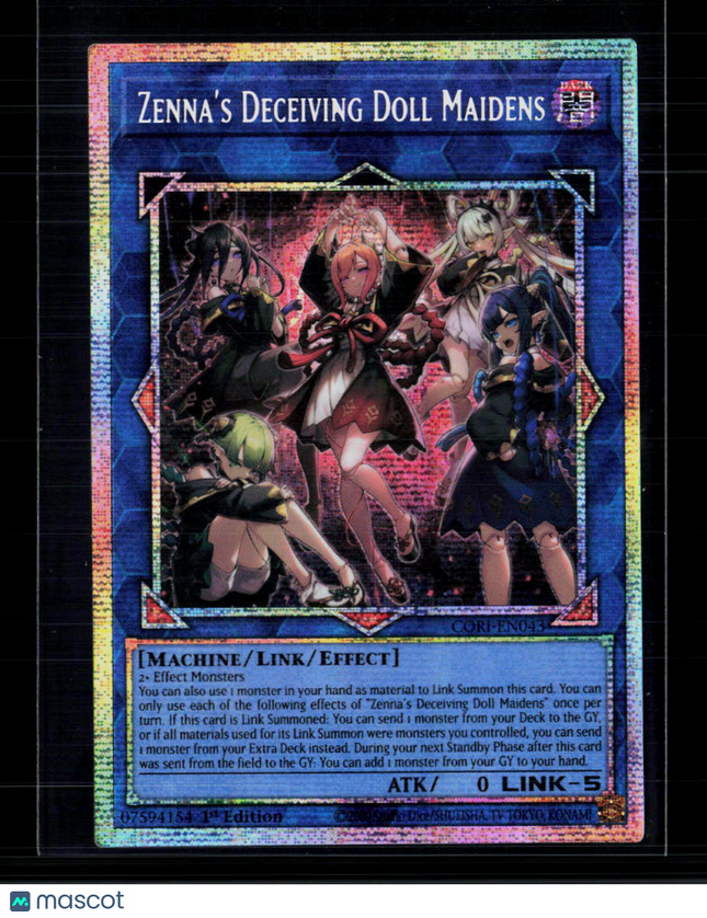 Yu-Gi-Oh! Zenna's Deceiving Doll Maidens Chaos Origins Starlight Rare CORI-EN043