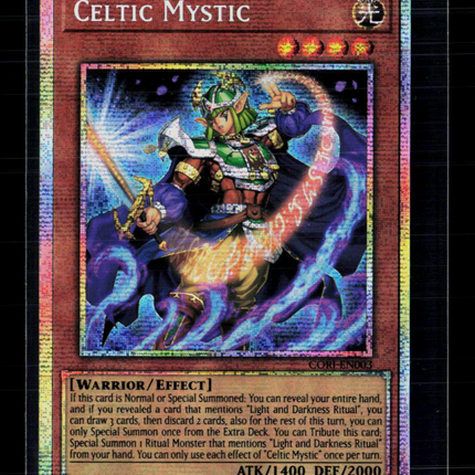 Yu-Gi-Oh! Celtic Mystic Chaos Origins Starlight Rare  CORI-EN003 1st Edition