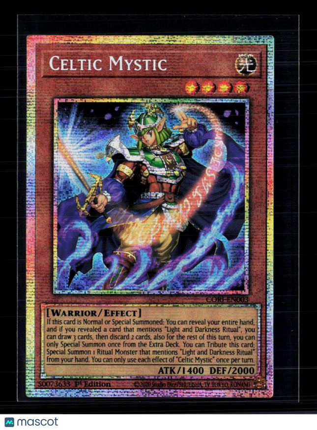 Yu-Gi-Oh! Celtic Mystic Chaos Origins Starlight Rare  CORI-EN003 1st Edition